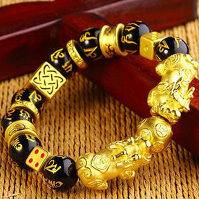 Handcrafted Lucky Feng Shui Bracelet - Dharmic Buddha Power