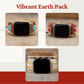 Vibrant Earth Pack Apple Watch Straps - Dharmic Buddha Power