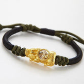 Handcrafted Pixiu Wealth Feng Shui Bracelet - Dharmic Buddha Power