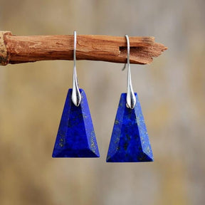 Blooming Lapis Lazuli Earrings - Dharmic Buddha Power