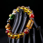Handcrafted Citrine Feng Shui Bracelet - Creativity, Motivation, Concentration - Dharmic Buddha Power