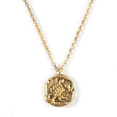 Scorpio - Vintage Gold Zodiac Necklace
